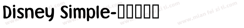 Disney Simple字体转换